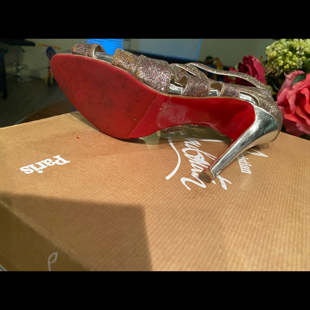 Glitter Christian Louboutin Sandal